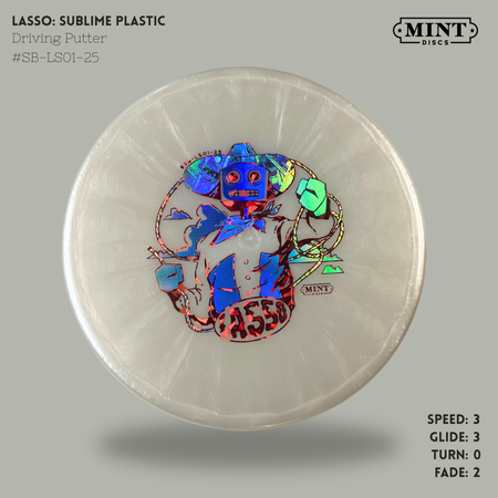Load image into Gallery viewer, Lasso - Sublime Plastic | Robot Cowboy by Brad Bond (3-Foil Print)