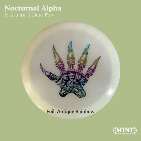 Load image into Gallery viewer, Alpha - Nocturnal Glow Plastic | Dinosaur Paw (EXACT-FOIL)