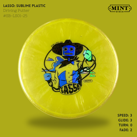 Load image into Gallery viewer, Lasso - Sublime Plastic | Robot Cowboy by Brad Bond (3-Foil Print)