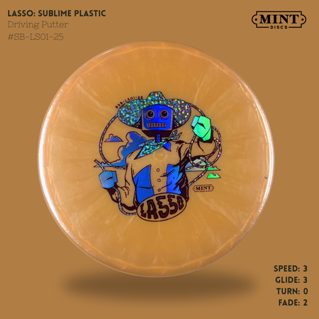 Load image into Gallery viewer, Lasso - Sublime Plastic | Robot Cowboy by Brad Bond (3-Foil Print)