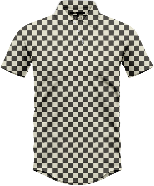 C1 Original Polo V3 - Checkerboard (DROP SHIP)