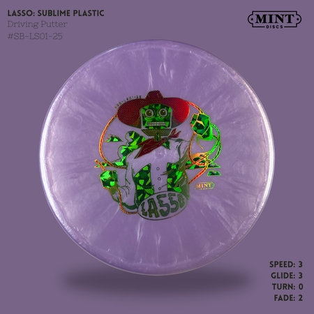 Load image into Gallery viewer, Lasso - Sublime Plastic | Robot Cowboy by Brad Bond (3-Foil Print)