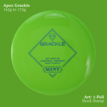 Load image into Gallery viewer, Grackle - Apex Plastic (Stock stamp) | AP-GR01-25
