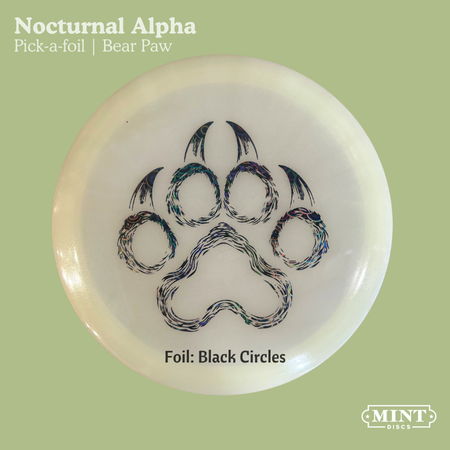 Load image into Gallery viewer, Alpha - Nocturnal Glow Plastic | Bear Paw (EXACT FOIL)