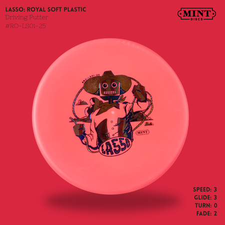 Load image into Gallery viewer, Lasso - Royal Soft Plastic | Robot Cowboy by Brad Bond (3-Foil Print)