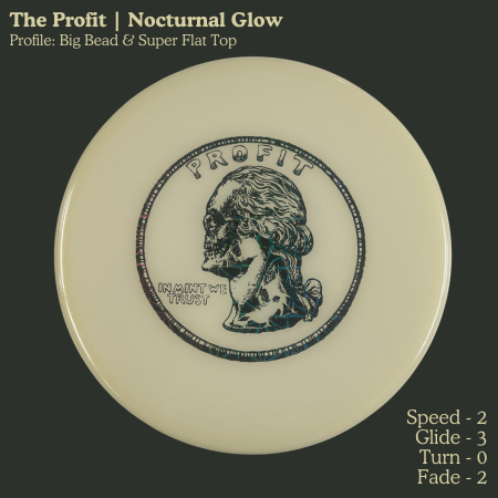 Profit - Nocturnal Glow Plastic | Heads - Coin Stamp (RO-PRO1-25)