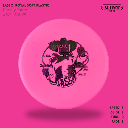 Load image into Gallery viewer, Lasso - Royal Soft Plastic | Robot Cowboy by Brad Bond (3-Foil Print)