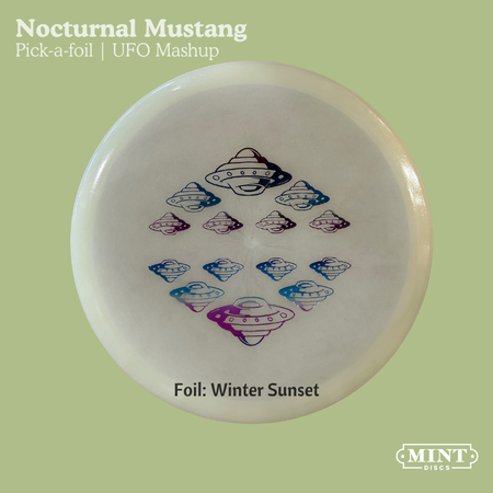Mustang - Nocturnal Flex Glow Plastic | UFO Mashup (EXACT Foil)