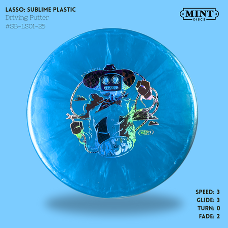 Load image into Gallery viewer, Lasso - Sublime Plastic | Robot Cowboy by Brad Bond (3-Foil Print)