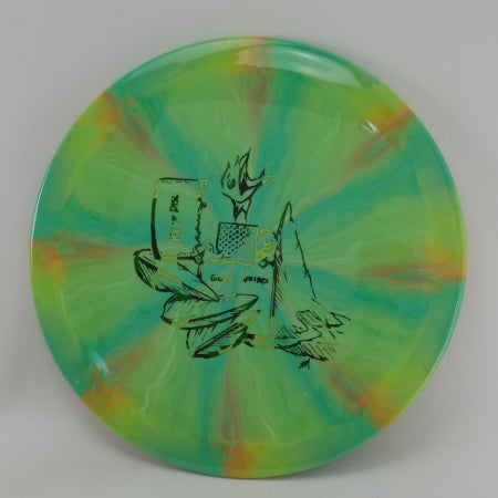 Load image into Gallery viewer, Phoenix - Swirly Apex Plastic (Keep Disc Golf Weird Zip) EXACT PHOTO