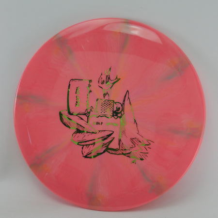 Load image into Gallery viewer, Phoenix - Swirly Apex Plastic (Keep Disc Golf Weird Zip) EXACT PHOTO