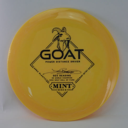 Goat - Apex Plastic (Des Reading Signature Model) 1st Run EXACT PHOTO