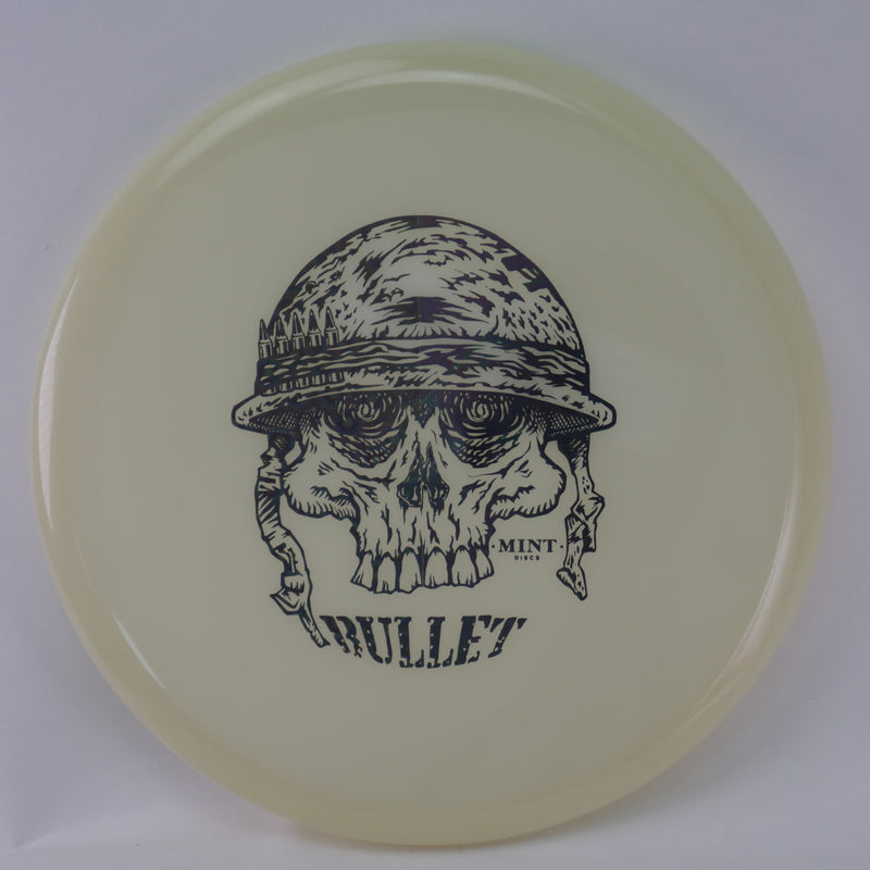 Load image into Gallery viewer, Bullet - Nocturnal Glow Plastic (NT-BU02-25) | 2 Foil Split Skullet