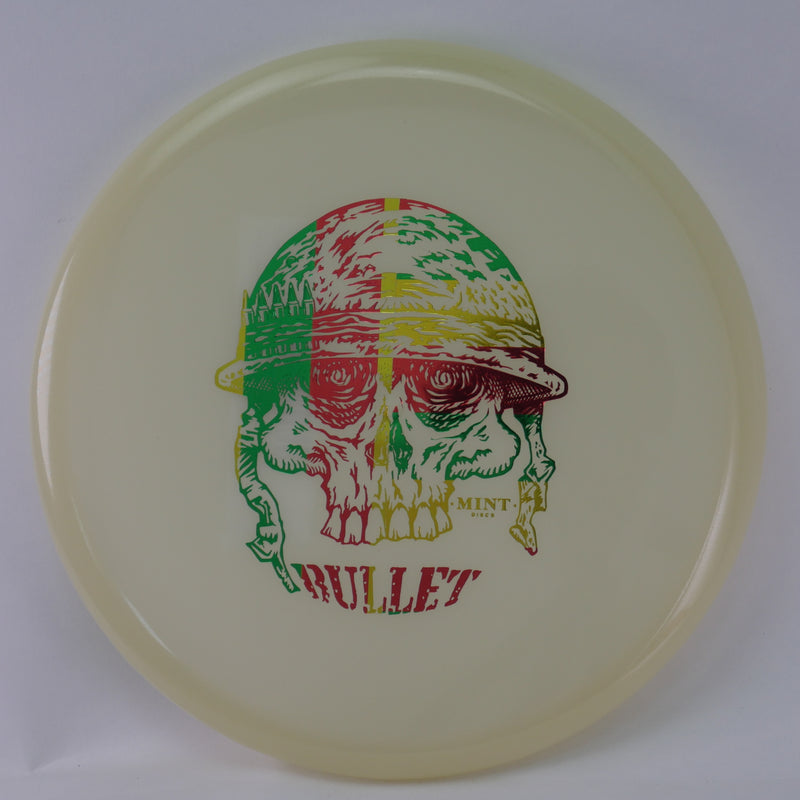 Load image into Gallery viewer, Bullet - Nocturnal Glow Plastic (NT-BU02-25) | 2 Foil Split Skullet