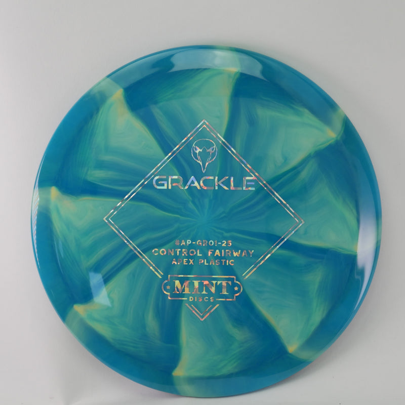 Load image into Gallery viewer, Grackle - Swirly Apex Plastic (Stock stamp) | AP-GR01-25