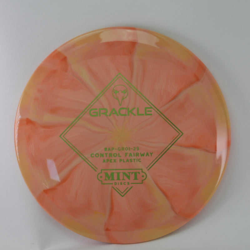 Load image into Gallery viewer, Grackle - Swirly Apex Plastic (Stock stamp) | AP-GR01-25