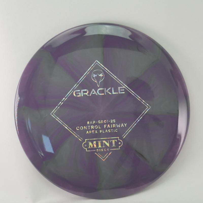 Load image into Gallery viewer, Grackle - Swirly Apex Plastic (Stock stamp) | AP-GR01-25