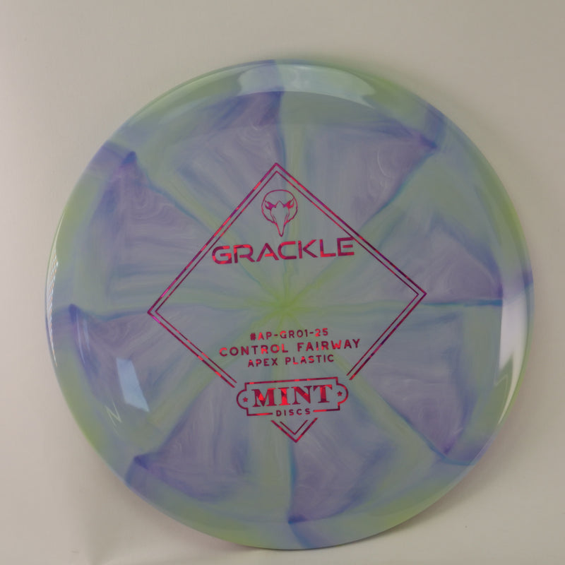 Load image into Gallery viewer, Grackle - Swirly Apex Plastic (Stock stamp) | AP-GR01-25