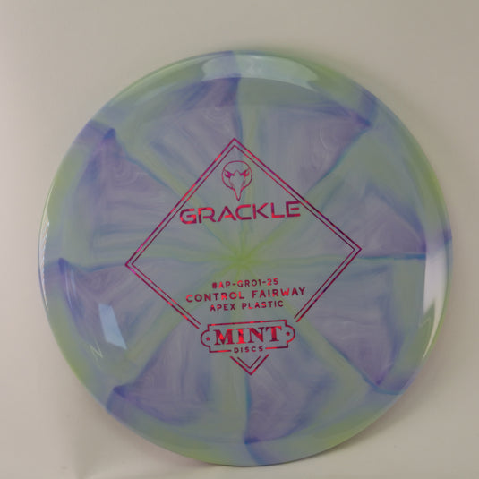 Grackle - Swirly Apex Plastic (Stock stamp) | AP-GR01-25