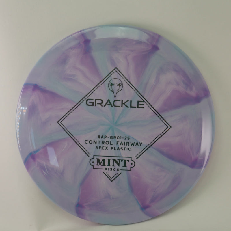 Load image into Gallery viewer, Grackle - Swirly Apex Plastic (Stock stamp) | AP-GR01-25