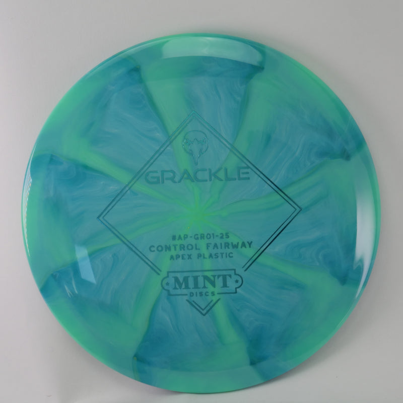 Load image into Gallery viewer, Grackle - Swirly Apex Plastic (Stock stamp) | AP-GR01-25