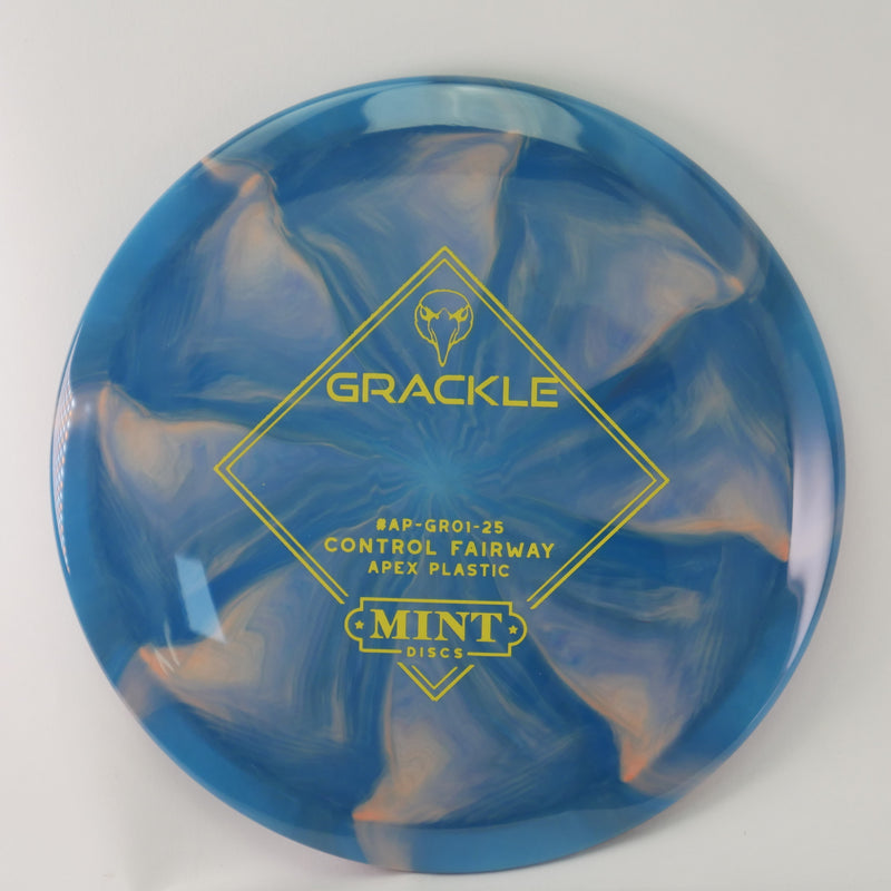 Load image into Gallery viewer, Grackle - Swirly Apex Plastic (Stock stamp) | AP-GR01-25