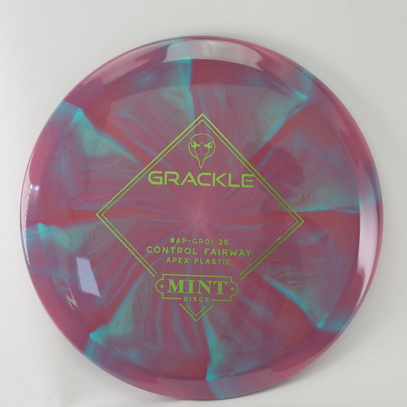 Load image into Gallery viewer, Grackle - Swirly Apex Plastic (Stock stamp) | AP-GR01-25