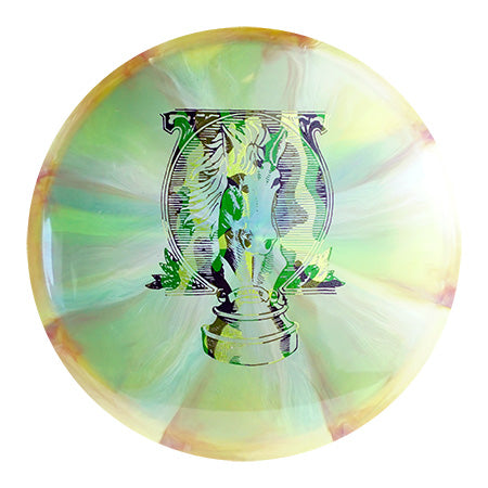 Load image into Gallery viewer, Mustang - Sublime Swirl Plastic (Portrait of a Knight) w/ UV Foil
