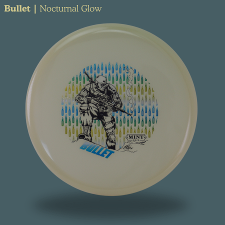 Load image into Gallery viewer, Bullet - Nocturnal Glow Plastic (NT-BU02-25) | SMS Super Mint Society by Ben Hopwood