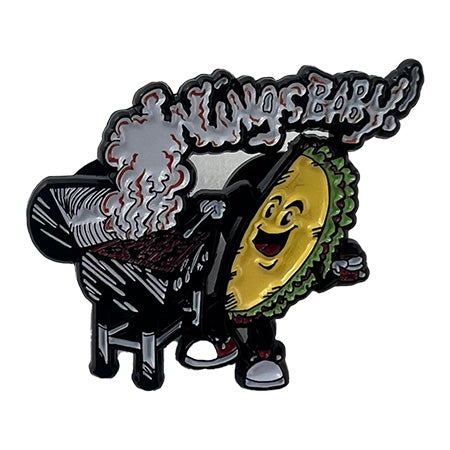 Wings Baby Taco Enamel Pin