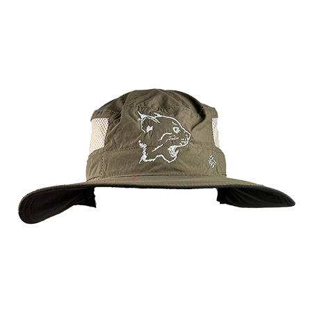 Wide Brim Bucket Hat w/ Bobcat Logo (2022)