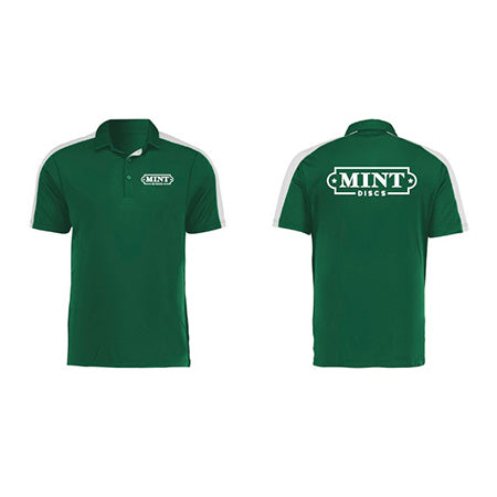 Two-Color Polo w/ Mint Logo (100% Polyester)
