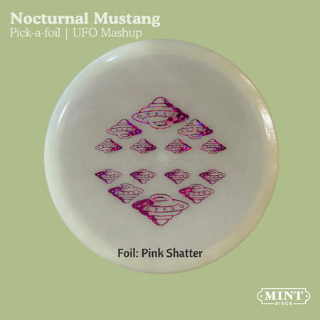 Mustang - Nocturnal Flex Glow Plastic | UFO Mashup (EXACT Foil)