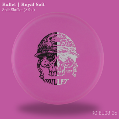 Bullet- Royal Soft Plastic (Split Skullet | 2-foil)