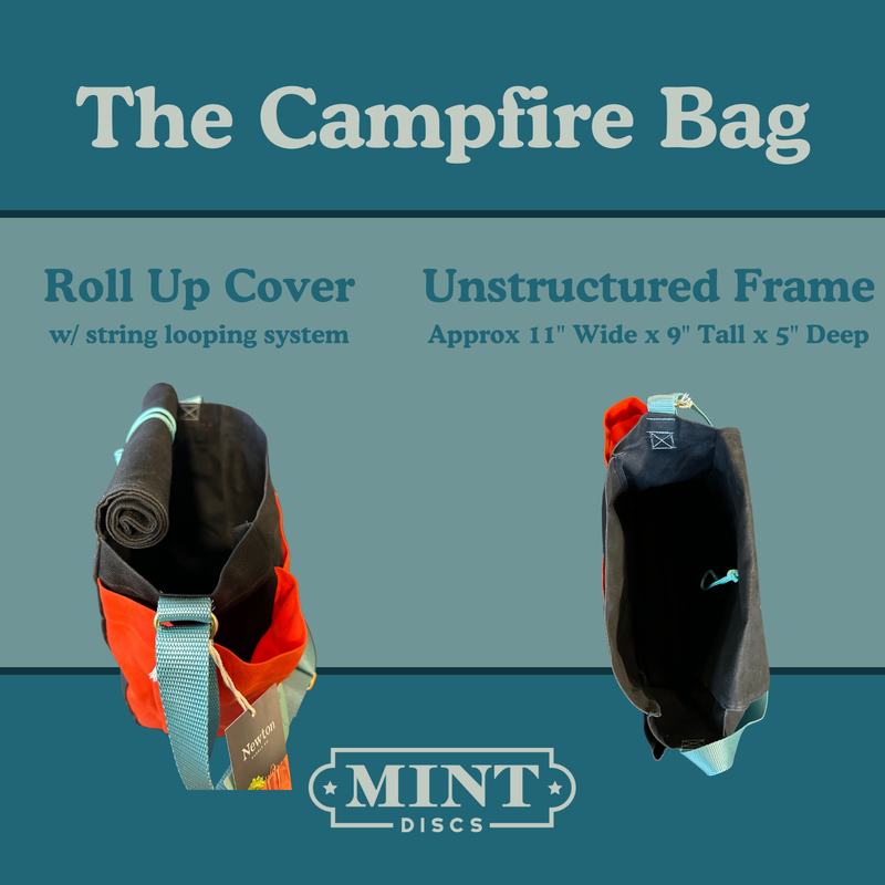 Load image into Gallery viewer, Mint Discs Campfire Bag (by Newton Supply Co)
