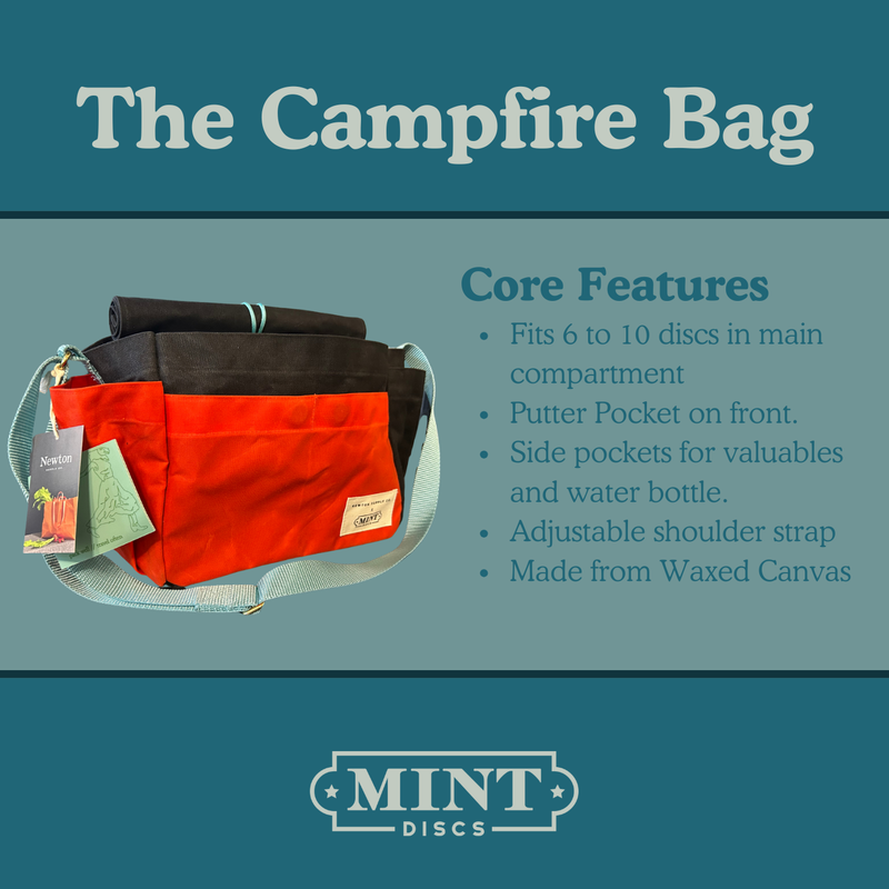 Load image into Gallery viewer, Mint Discs Campfire Bag (by Newton Supply Co)
