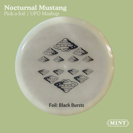Mustang - Nocturnal Flex Glow Plastic | UFO Mashup (EXACT Foil)