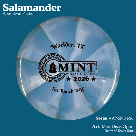 Salamander - Apex Swirl Plastic | Mint Discs Open (HOTT)