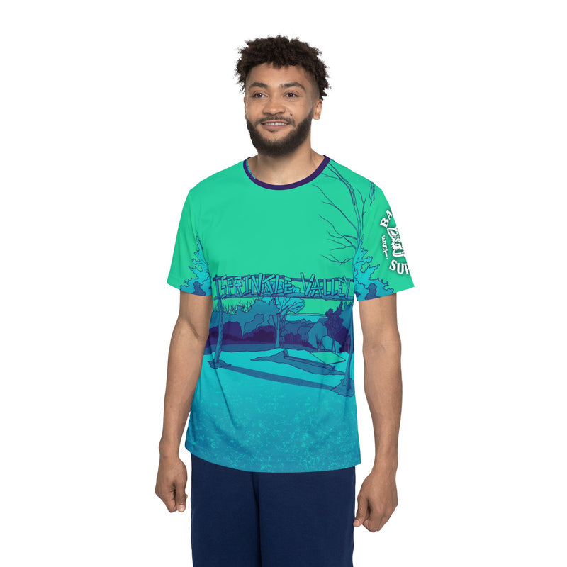 Load image into Gallery viewer, Sprinkle Valley Jersey by Bad Lie Supply - Teal Variant

