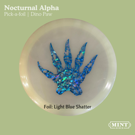 Alpha - Nocturnal Glow Plastic | Dinosaur Paw (EXACT-FOIL)