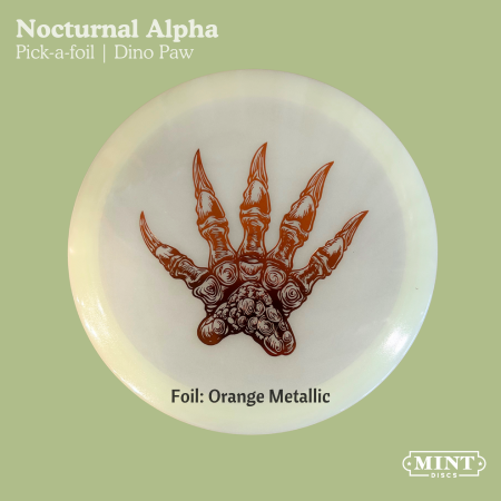 Alpha - Nocturnal Glow Plastic | Dinosaur Paw (EXACT-FOIL)