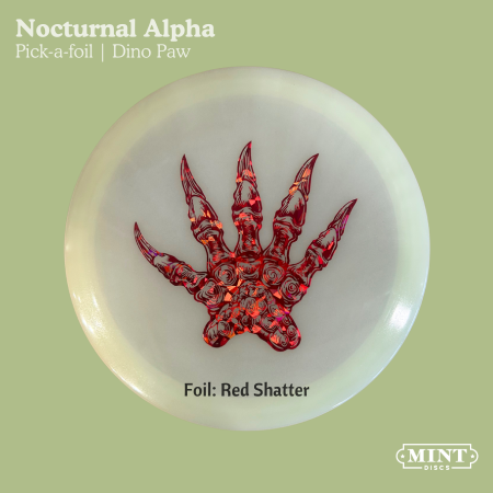 Alpha - Nocturnal Glow Plastic | Dinosaur Paw (EXACT-FOIL)