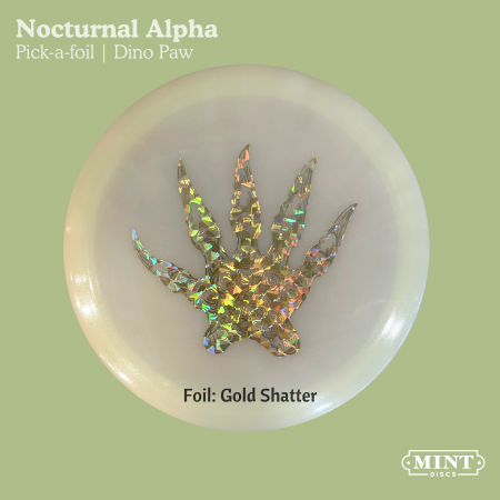Alpha - Nocturnal Glow Plastic | Dinosaur Paw (EXACT-FOIL)