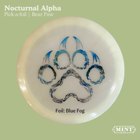 Alpha - Nocturnal Glow Plastic | Bear Paw (EXACT FOIL)