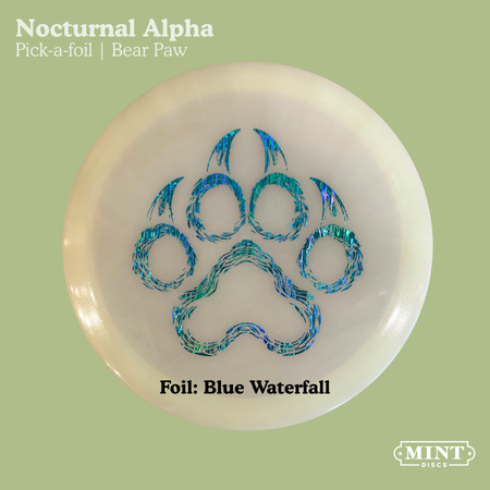 Alpha - Nocturnal Glow Plastic | Bear Paw (EXACT FOIL)