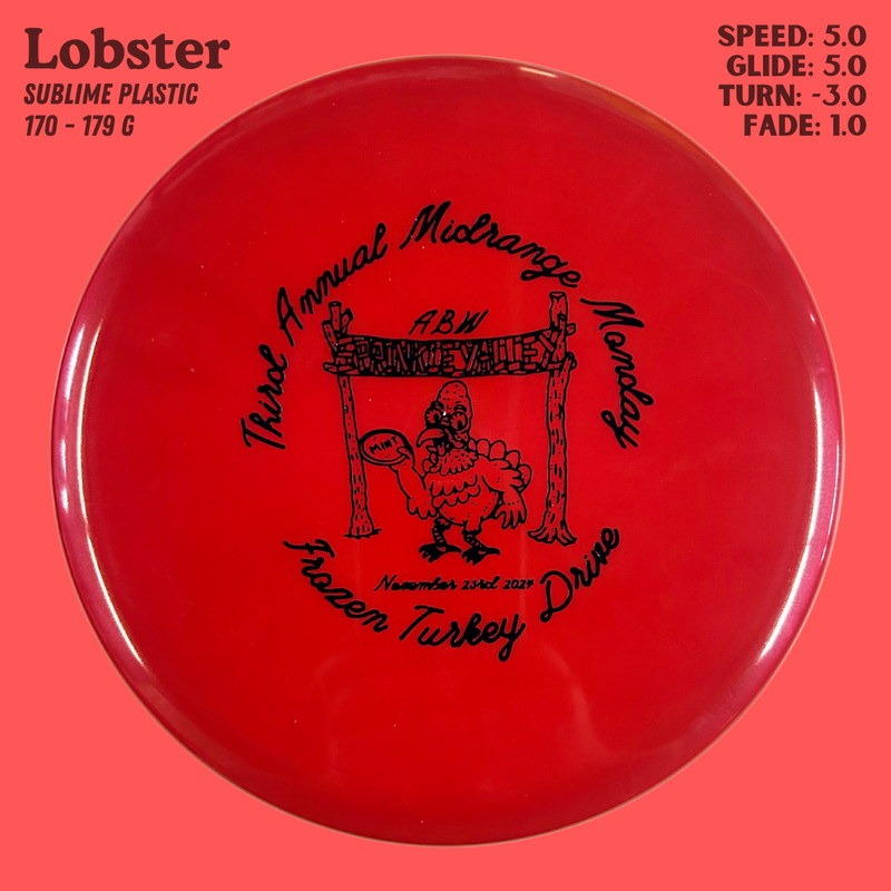 Load image into Gallery viewer, Lobster - Sublime &amp; Eternal | 3rd Annual Midrange Monday Frozen Turkey Drive
