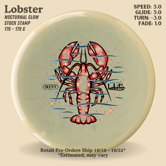 Lobster - Nocturnal Glow Lobster (NT-LB01-24) | Stock Stamp