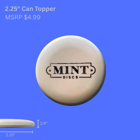 2.25" Can Topper Mini Disc (Stock Wholesale) | Mint Logo