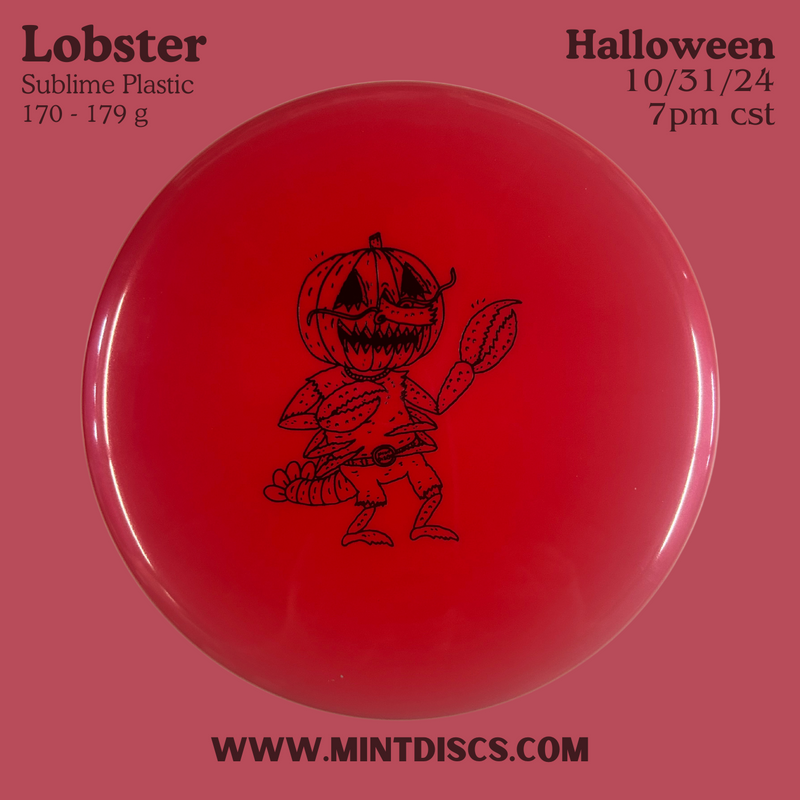 Load image into Gallery viewer, Lobster - Sublime Plastic (SB-LB02-24) | HALLOWEEN PUMPKIN
