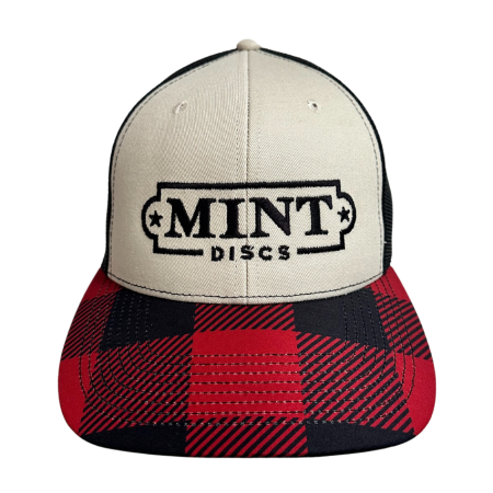 Plaid Pattern Hat (Snapback) w/ Mint Logo